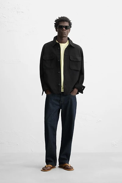 COMFORT TEXTURED OVERSHIRT