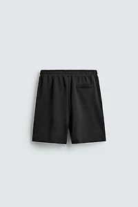 RELAXED FIT INTERLOCK JOGGER SHORTS