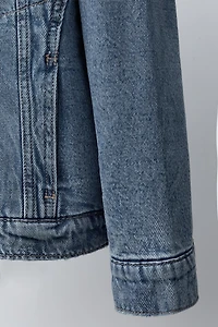 FLEECE DENIM JACKET