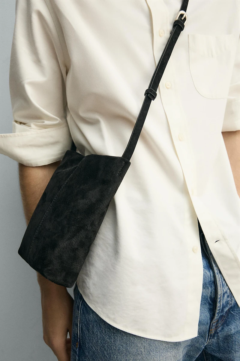 LEATHER CROSSBODY BAG