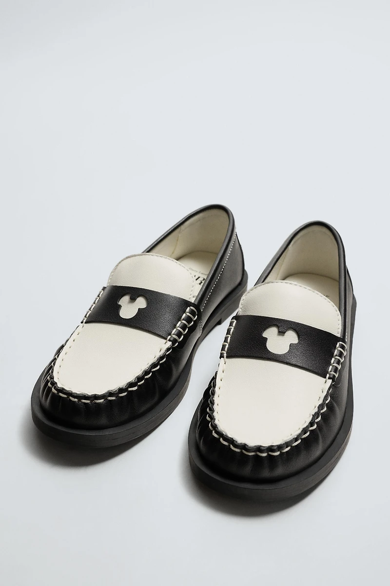 LEATHER LOAFERS HARRY LAMBERT FOR ZARA X DISNEY