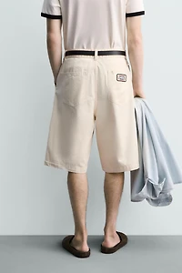 PATCHED BAGGY FIT SHORTS