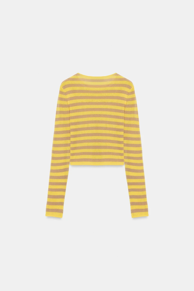 STRIPED CROP TOP