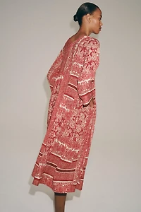 ZW COLLECTION PRINTED MIDI DRESS