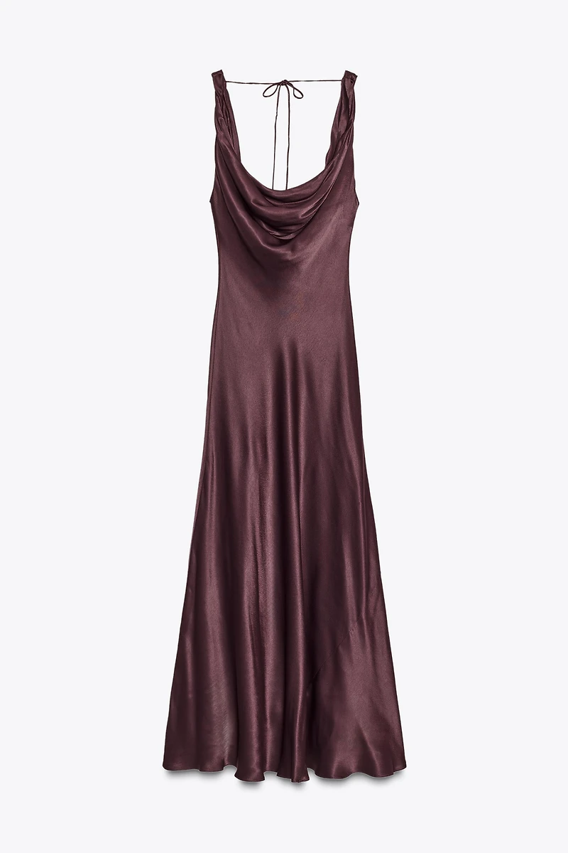 ZW COLLECTION SATIN LONG DRESS