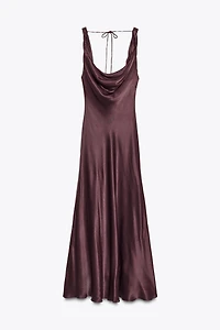 ZW COLLECTION SATIN LONG DRESS