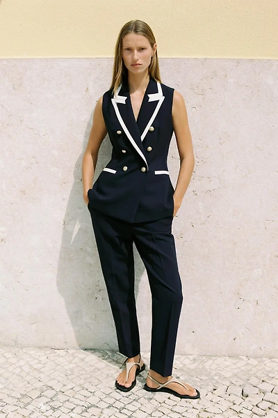 PANTALON SLIM TAILLE HAUTE