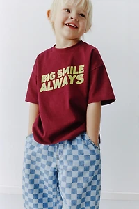 CHECKERBOARD BALLOON JEANS