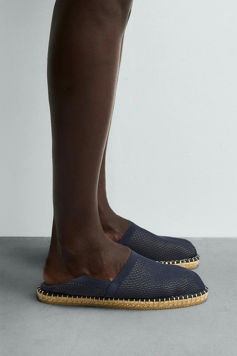 ESPADRILLE EN TISSU MAILLE
