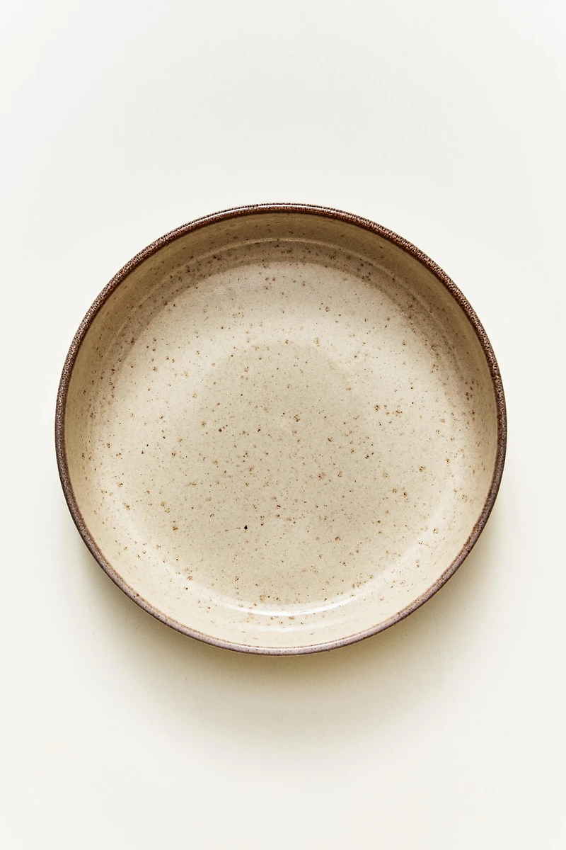 STONEWARE SOUP PLATE