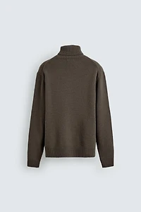 PULL COL MONTANT EN LAINE