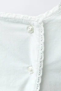 ENSEMBLE CHEMISE ET CULOTTE BRODÉES