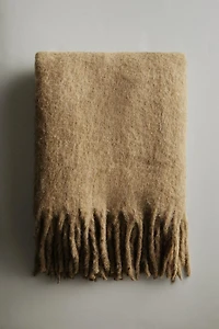 FRINGED SOFT BLANKET