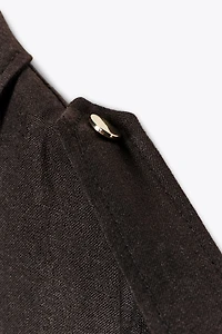 GILET CARGO AVEC LIN