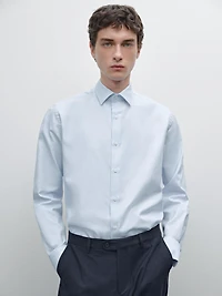 Slim fit 100% cotton Oxford shirt