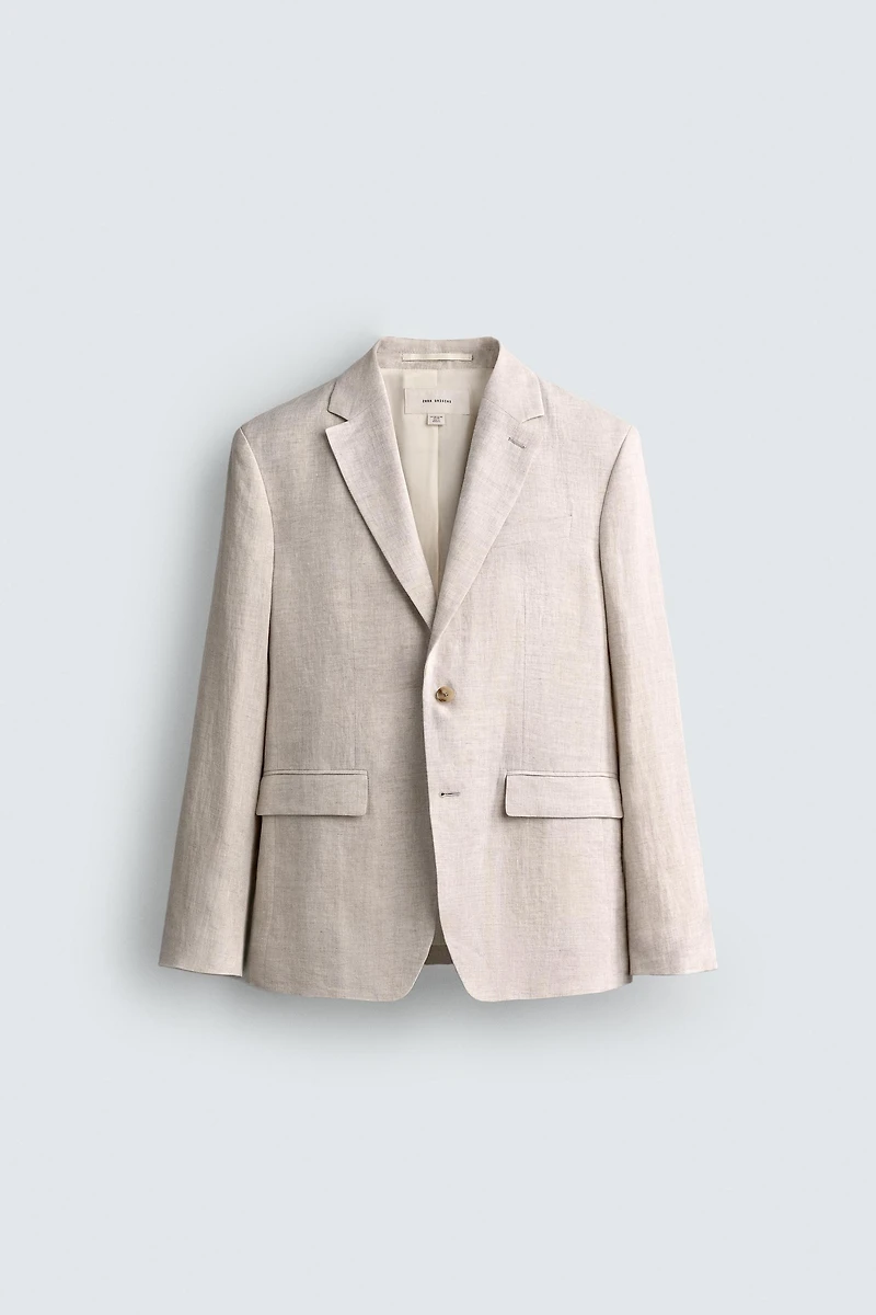 100% LINEN SUIT BLAZER