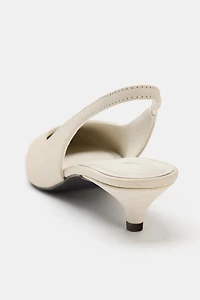 CHAUSSURES À TALONS ET BRIDES ARRIÈRE EN CUIR
