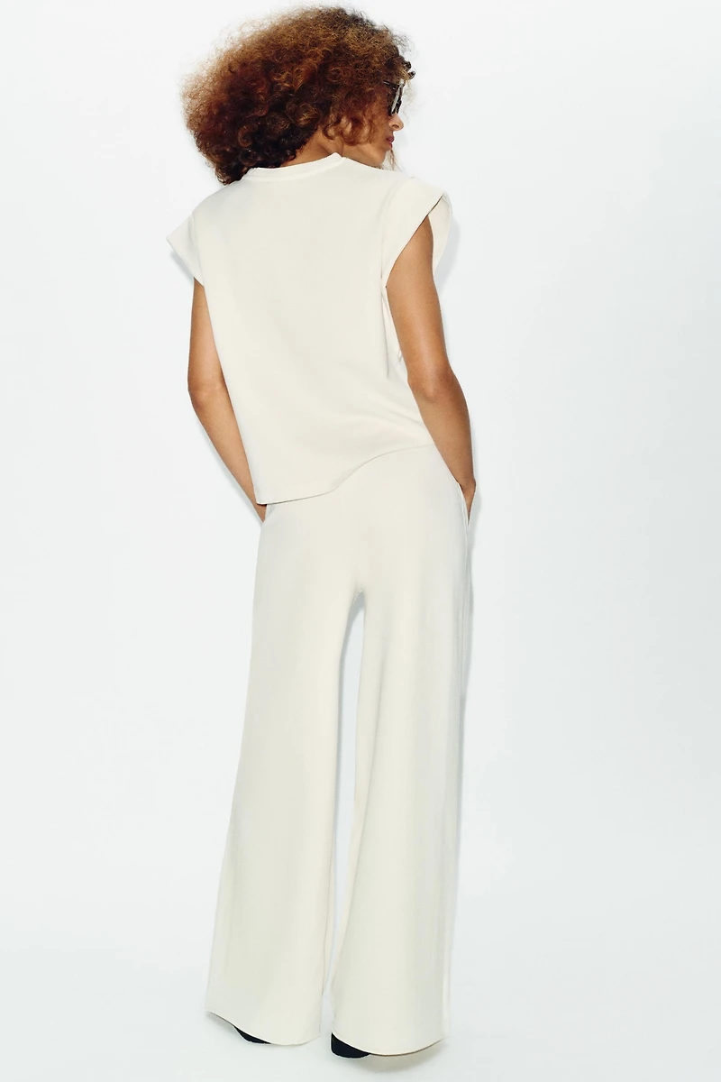 COTTON DROP SHOULDER T-SHIRT