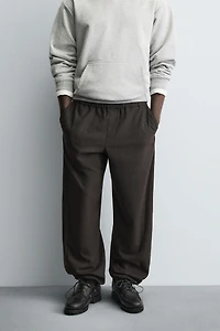 PANTALON RELAXED FIT TEXTURÉ