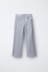 STUDDED BOOTCUT JEANS