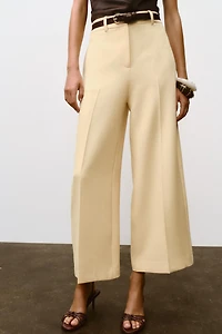 PANTALON JUPE-CULOTTE CEINTURE