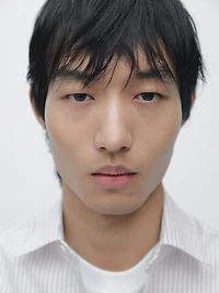 Striped cotton blend shirt