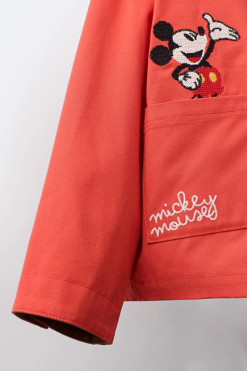 EMBROIDERED MICKEY MOUSE © DISNEY CANVAS JACKET