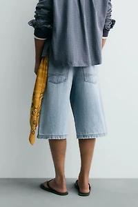 JORT EN DENIM COUPE DÉCONTRACTÉE