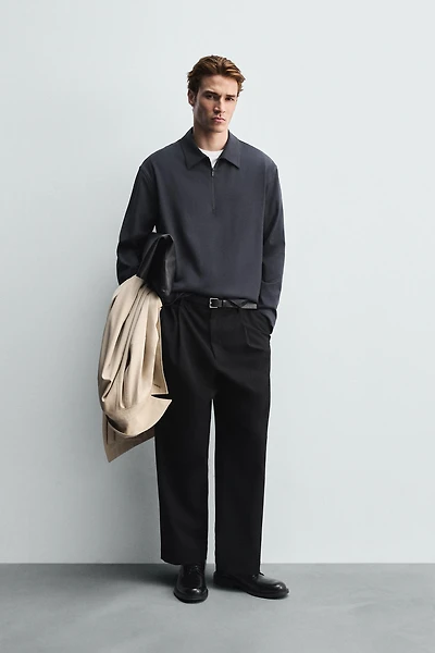 CHEMISE POLO AVEC VISCOSE