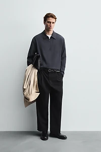 CHEMISE POLO AVEC VISCOSE