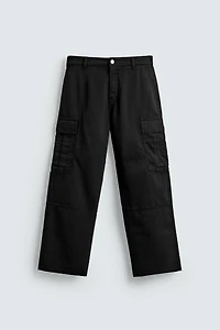 STRAIGHT FIT CARGO PANTS