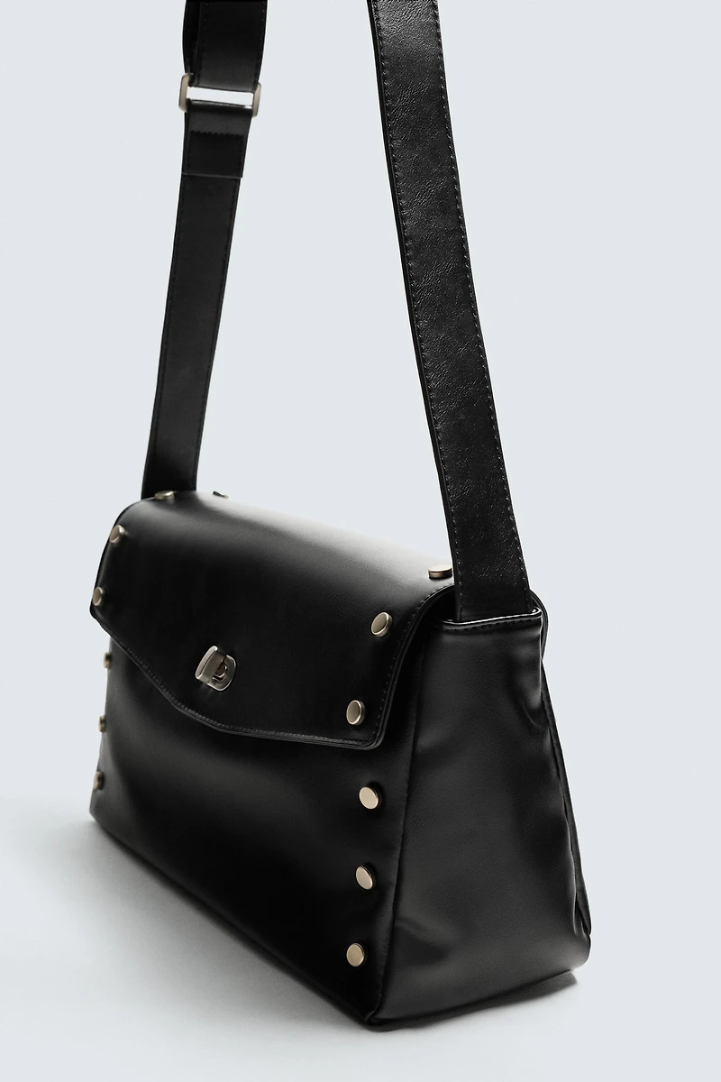 METALLIC DETAIL CROSSBODY BAG