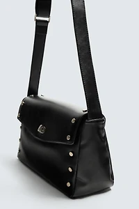 METALLIC DETAIL CROSSBODY BAG