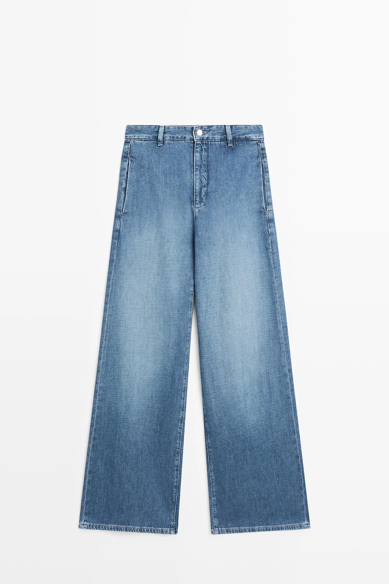 Jean wide leg loose fit