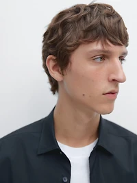 Slim fit stretch shirt