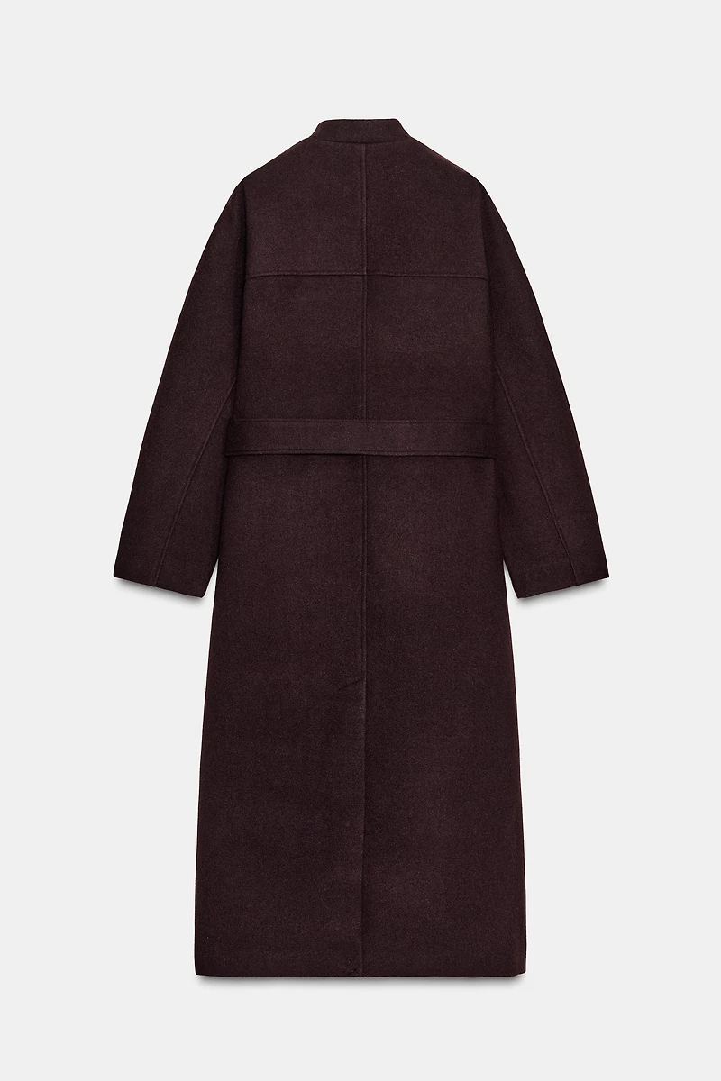 LONG BELTED COAT