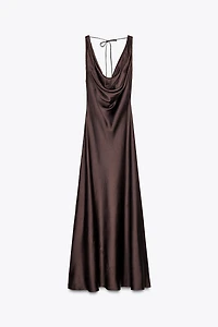 ZW COLLECTION SATIN LONG DRESS