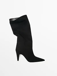 Heeled suede boots - Studio