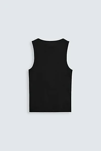 BASIC RIBBED TANK TOP