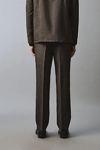 PANTALON PLIS COSTUME STRUCTURÉ 100% LAINE