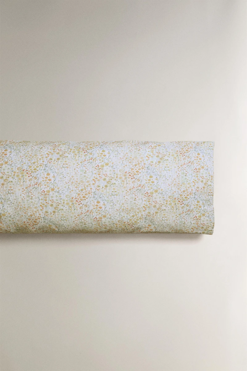 MINI FLORAL SATEEN PILLOWCASE