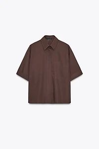 POPLIN POCKET SHIRT