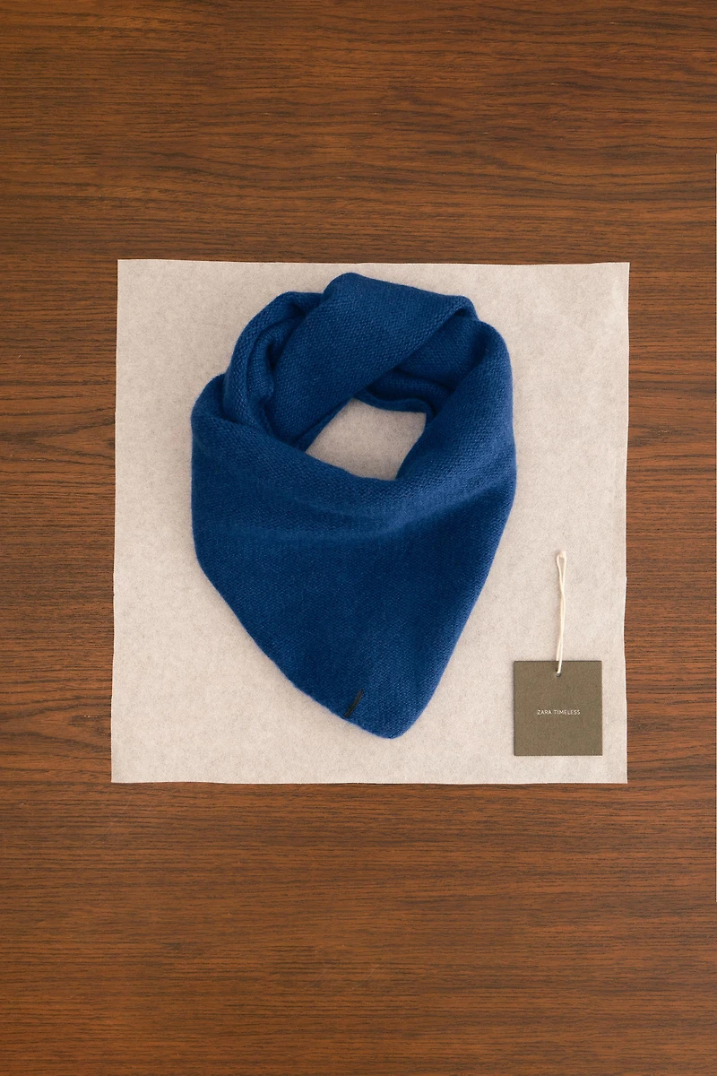 ZARA TIMELESS - FOULARD 100 % CACHEMIRE