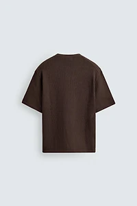 KNIT HENLEY SHIRT COTTON - LINEN