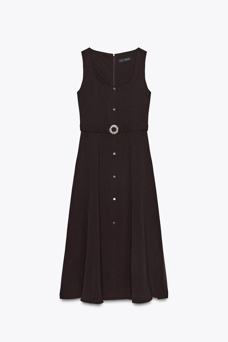 ROBE MIDI CEINTURE