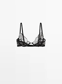 Soutien-gorge en dentelle à armatures