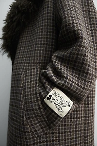 CHECK COMBINED COAT HARRY LAMBERT FOR ZARA X DISNEY