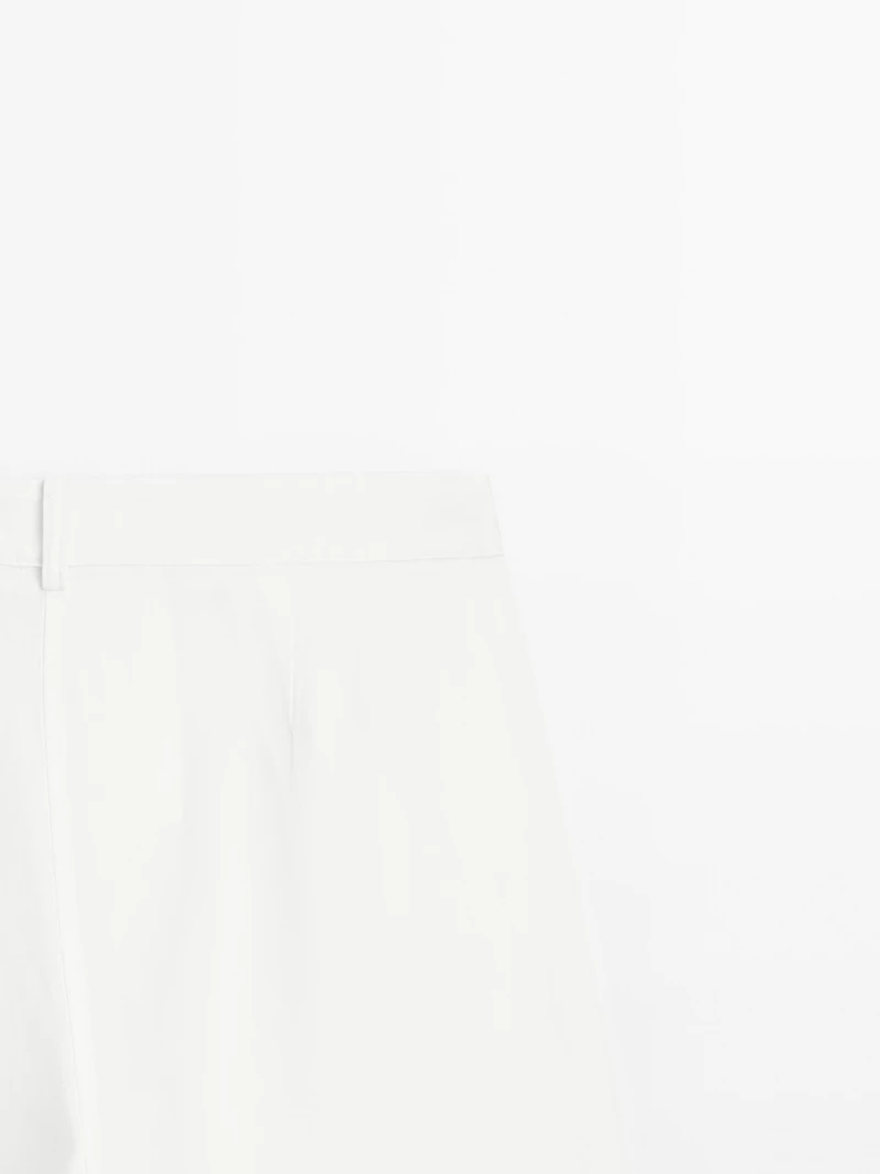 Pantalon barrel fluide couture