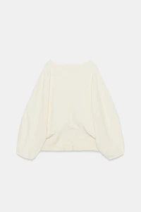VOLUME SLEEVE KNIT JUMPER