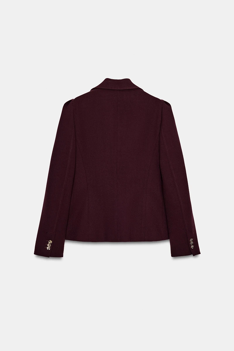 TAILORED BLAZER WITH PRONOUNCED SHOULDERS